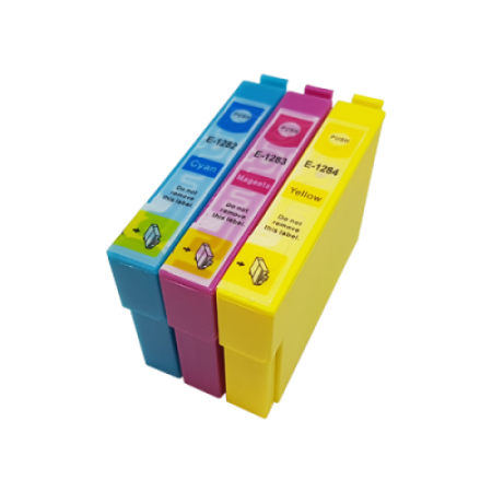 Compatible Epson T1282/3/4 Ink Cartridge Colour Triple Multipack C/M/Y