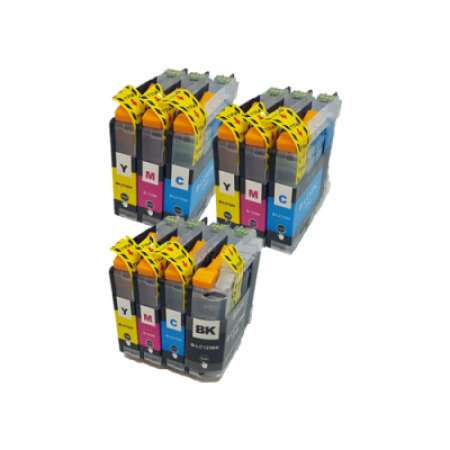 Compatible Brother LC123 Ink Cartridge Colour Mixed Multipack - 10 Inks