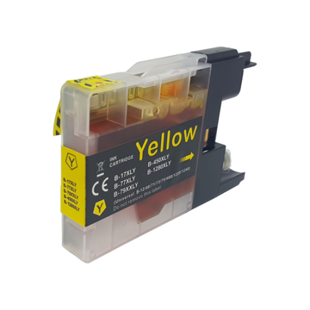 Compatible Brother LC1240XL Yellow Ink Cartridge