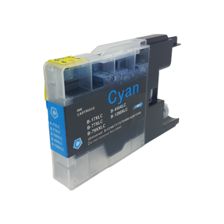 Compatible Brother LC1240XL / LC1280 XL Cyan Ink Cartridge