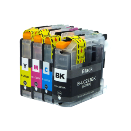 Compatible Brother LC223 Multipack Ink Cartridges BK/C/M/Y