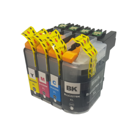 Compatible Brother LC227/LC225XL Multipack Ink Cartridges BK/C/M/Y