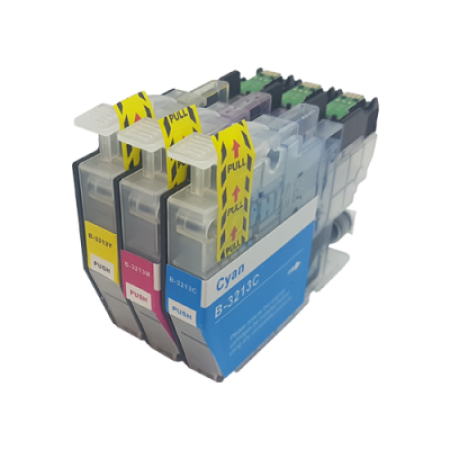 Compatible Brother LC3211 Ink Cartridge Colour Triple Pack C/M/Y High Capacity