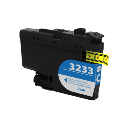 Compatible Brother LC3233 Cyan Ink Cartridge