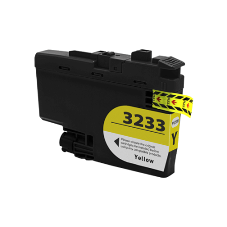Compatible Brother LC3233 Yellow Ink Cartridge