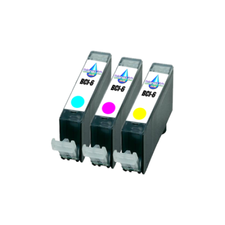 Compatible Canon BCI-6 Ink Cartridge Ink Colour Pack - 3 Inks