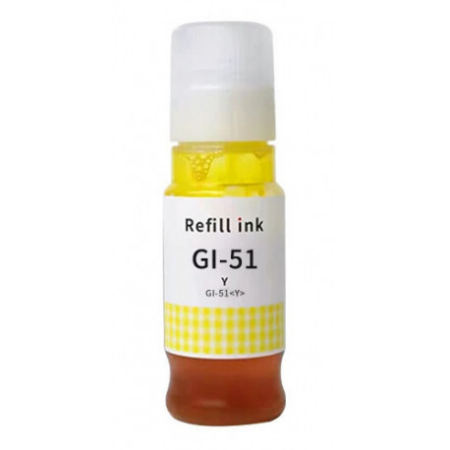 Compatible Canon GI-51 Yellow Ink Bottle