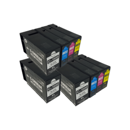 Compatible Canon PGI-1500XL Ink Cartridge Twin Multipack + 1 Extra Black - 9 Inks