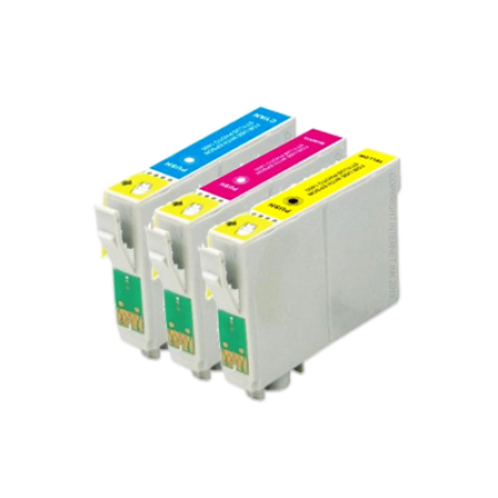 Compatible Epson T0612 - T0614 Ink Cartridge Colour 3 Pack