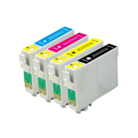 Compatible Epson T0615 Multipack Ink Cartridges BK/C/M/Y