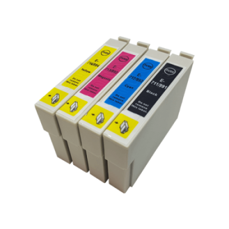 Compatible Epson T0711XL-T0714XL Multipack Ink Cartridges (T0715) BK/C/M/Y