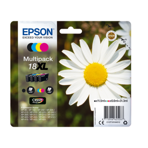 Epson 604 XL - Noir, rouge, bleu, jaune - Compatible