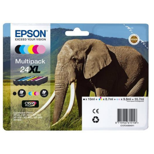 Epson 24 XL Elephant Series Ink Cartridges