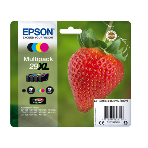 Epson 29 XL Strawberry Series Ink Cartridges