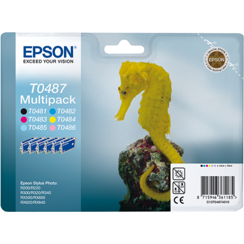 Epson T0481 - T0487 Sea Horse Ink Cartridges
