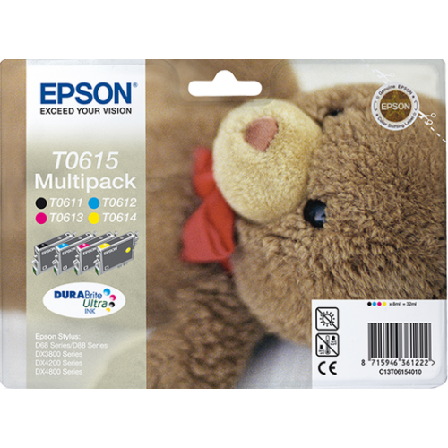 Epson T0611 - T0615 Teddy Bear Ink Cartridges