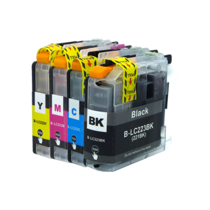 Brother LC223 Ink Cartridges - 4-pack