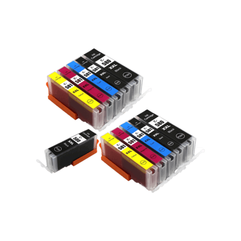 Compatible Canon PGI-580 CLI-581 XXL Ink Cartridge Twin