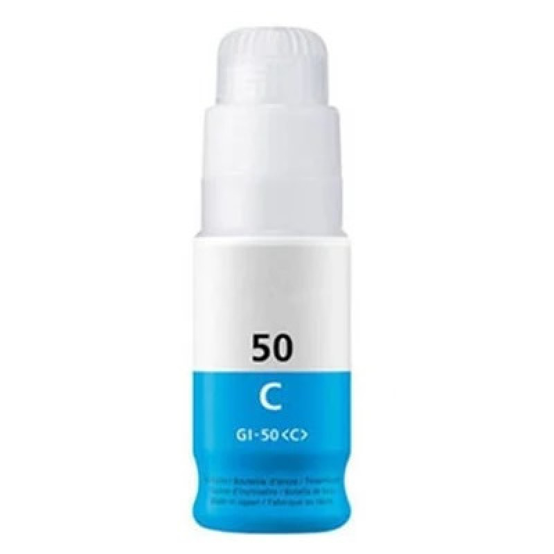 Compatible Canon GI-50C Cyan Ink Bottle Compatible Canon GI-50C Cyan Ink Bottle