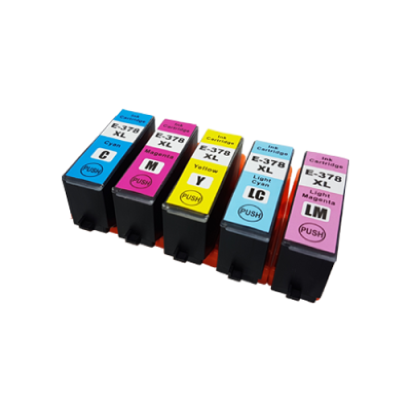 Compatible Epson 378XL Ink Cartridge Colour Pack - 5 Inks Compatible Epson 378XL Ink Cartridge Colour Pack - 5 Inks