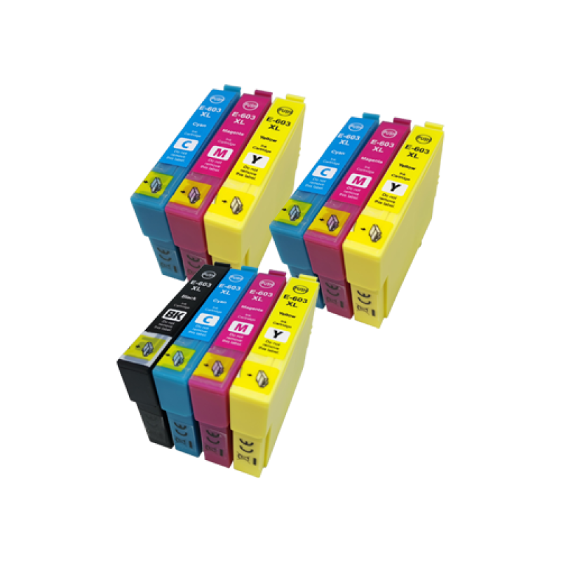 ✓ Pack 10 cartouches compatible avec EPSON 603XL couleur pack en