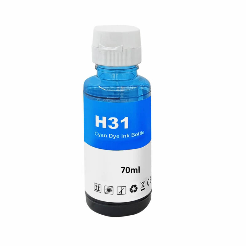 Compatible HP 31 Cyan Ink Bottle Compatible HP 31 Cyan Ink Bottle