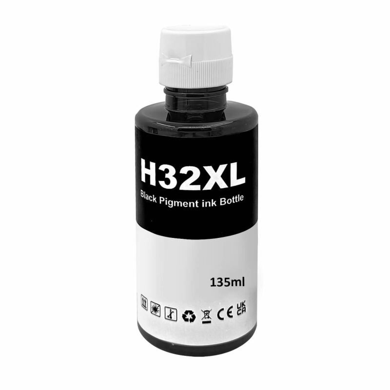 Compatible HP 32XL Black Ink Bottle Compatible HP 32XL Black Ink Bottle