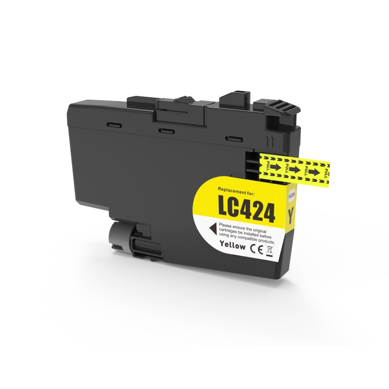 Compatible Brother LC424Y Yellow Ink Cartridge