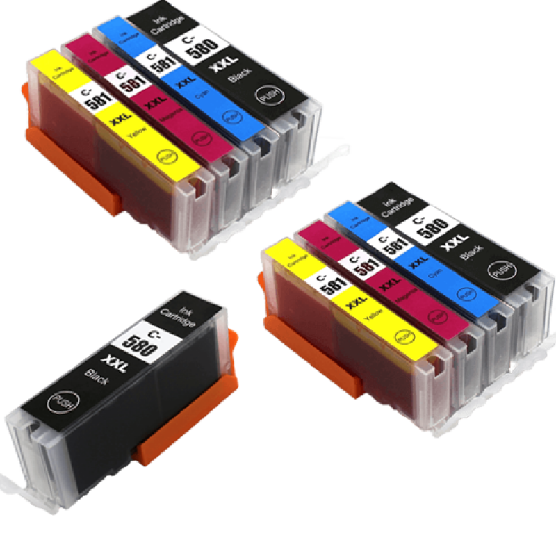 Buy OEM Canon PGI-580XXL/CLI-581XXL Multipack (5 Pack) Ink Cartridges