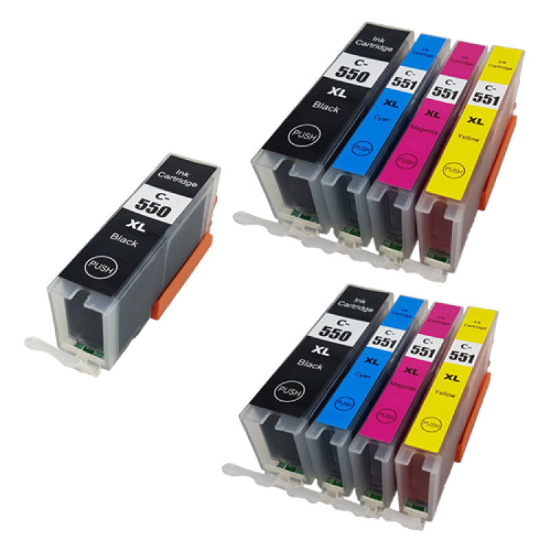 Compatible Canon PGI-550 CLI-551 Ink Cartridge