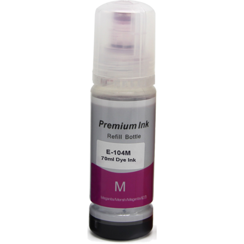 Compatible Epson 104 Ecotank Magenta Ink Bottle