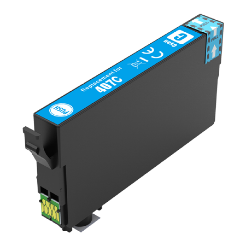 Compatible Epson 407XL Cyan Ink Cartridges