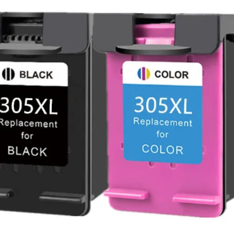 HP 305 + 305XL Black & Colour Ink Refill for HP Deskjet 2710