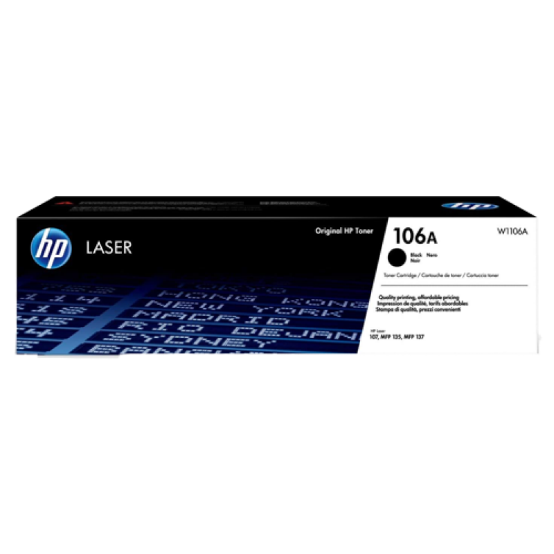 HP 106A W1106A Black Toner Cartridge