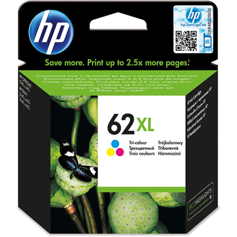 HP 62xl colour