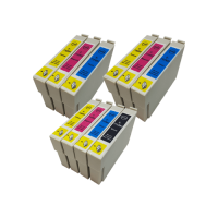 Compatible Epson T0711XL - T0714XL Ink Cartridge 10 Pack - Extra Colours Compatible Epson T0711XL - T0714XL Ink Cartridge 10 Pack - Extra Colours