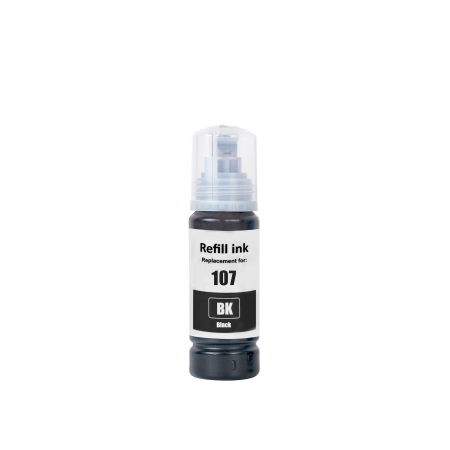 Compatible Epson 107 Black Ink Bottle Compatible Epson 107 Black Ink Bottle
