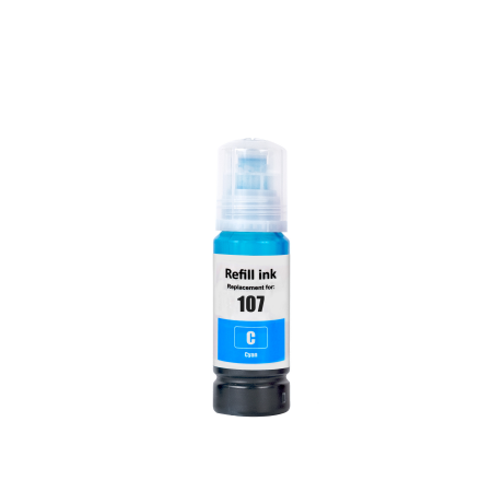 Compatible Epson 107 Cyan Ink Bottle Compatible Epson 107 Cyan Ink Bottle