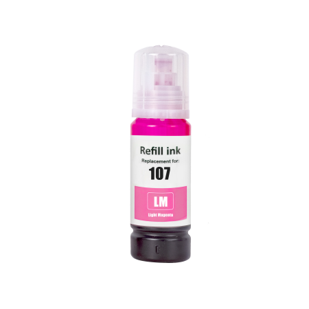 Compatible Epson 107 Light Magenta Ink Bottle Compatible Epson 107 Light Magenta Ink Bottle