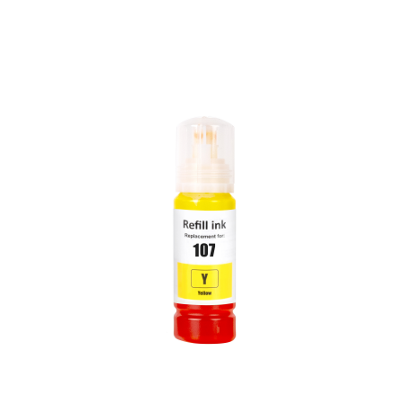 Compatible Epson 107 Yellow Ink Bottle Compatible Epson 107 Yellow Ink Bottle