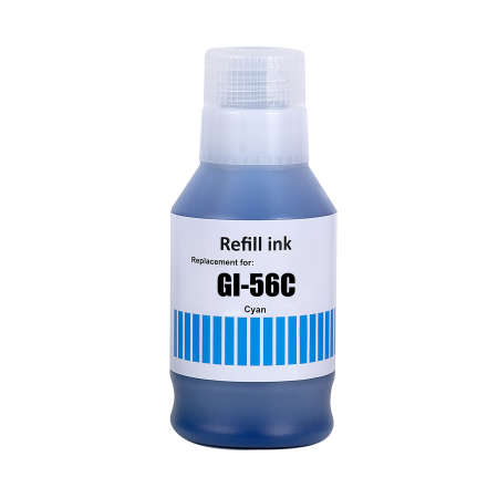 Compatible Canon GI-56C Pigment Cyan Ink Bottle Compatible Canon GI-56C Pigment Cyan Ink Bottle
