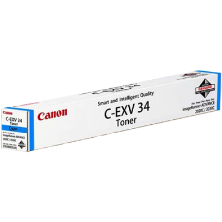 Canon C-EXV34 Cyan Toner Cartridge - 3783B002