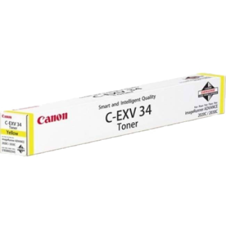 Canon C-EXV34 Yellow Toner Cartridge - 3785B002