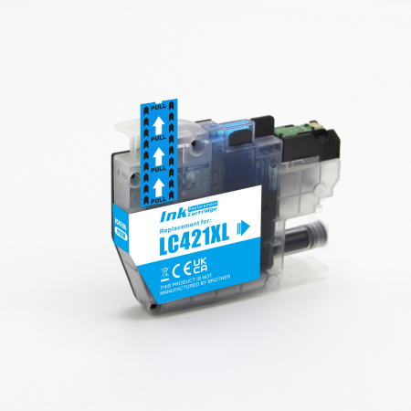 Compatible Brother LC421 XL Cyan Ink Cartridge