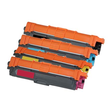 Compatible Brother TN241/245 noir et Couleur : LOT de 4 toners