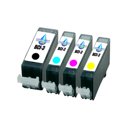Compatible Canon BCI-3 Complete Ink Pack - 4 Inks Compatible Canon BCI-3 Complete Ink Pack - 4 Inks