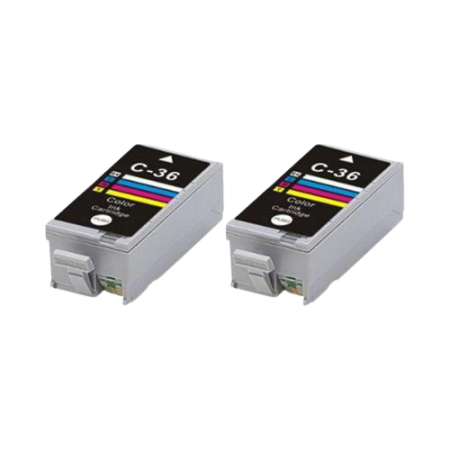 Compatible Canon CLI-36 Colour Ink Cartridge Twin pack (2 inks)