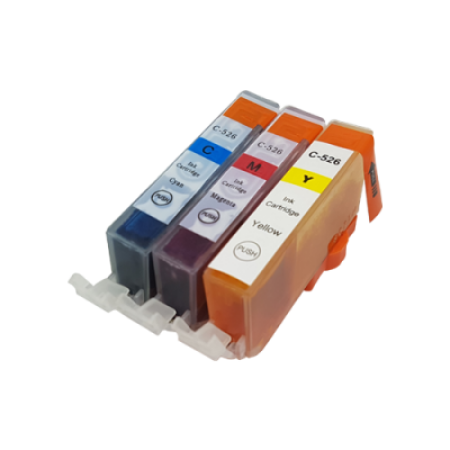 Compatible Canon CLI-526 Colour Ink Multipack C/M/Y