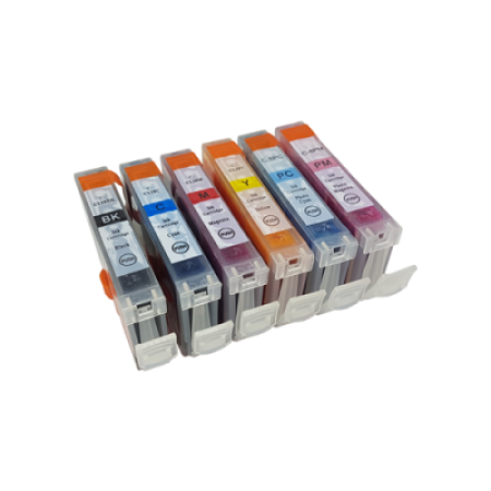 Compatible Canon CLI-8 Multipack Photo Ink Cartridges BK/C/M/Y/PC/PM