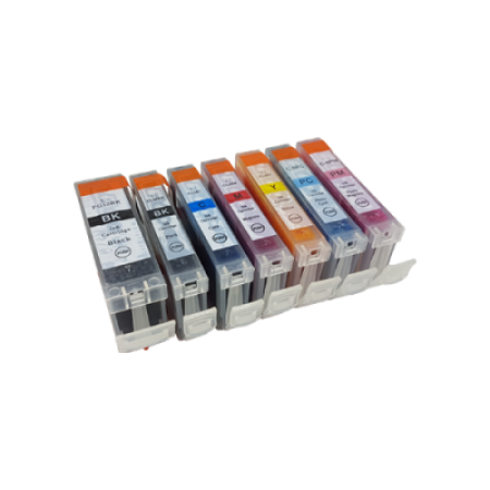 Compatible Canon CLI-8 Photo Ink Cartridge Multipack + PGI-5 - 7 Inks